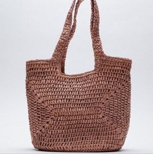 NWT Zara Beach Straw Bag